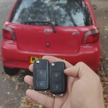 27.9.26 Toyota Yaris 2000 All Keys Lost NG3 Mapperley